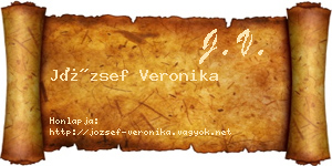 József Veronika névjegykártya