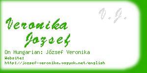 veronika jozsef business card